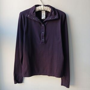 Athleta Flurry Seamless Henley Women's Medium